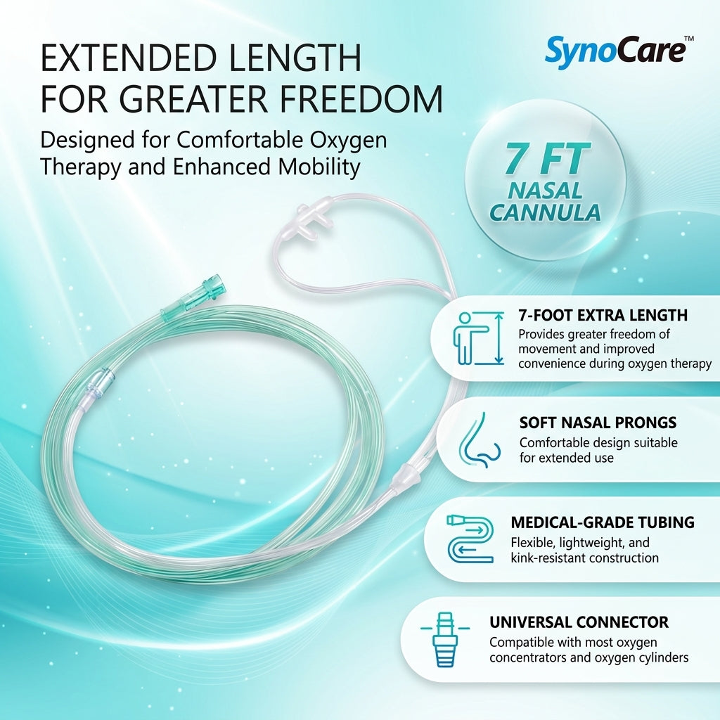 SynoCare Oxygen Nasal Cannula (Pack of 2)
