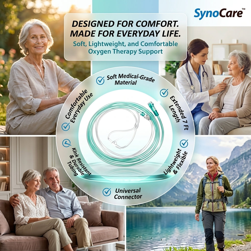 SynoCare Oxygen Nasal Cannula (Pack of 2)