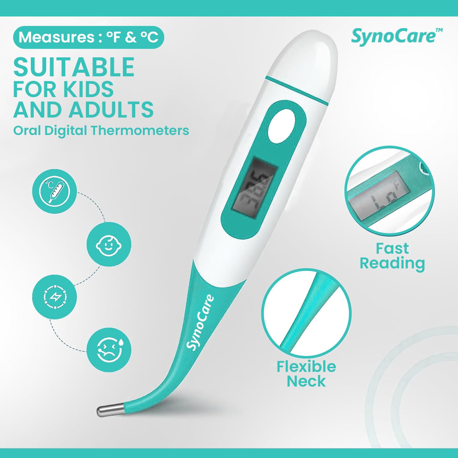 Digital Infrared Thermometer for Fever – Non-Contact Temperature Gun