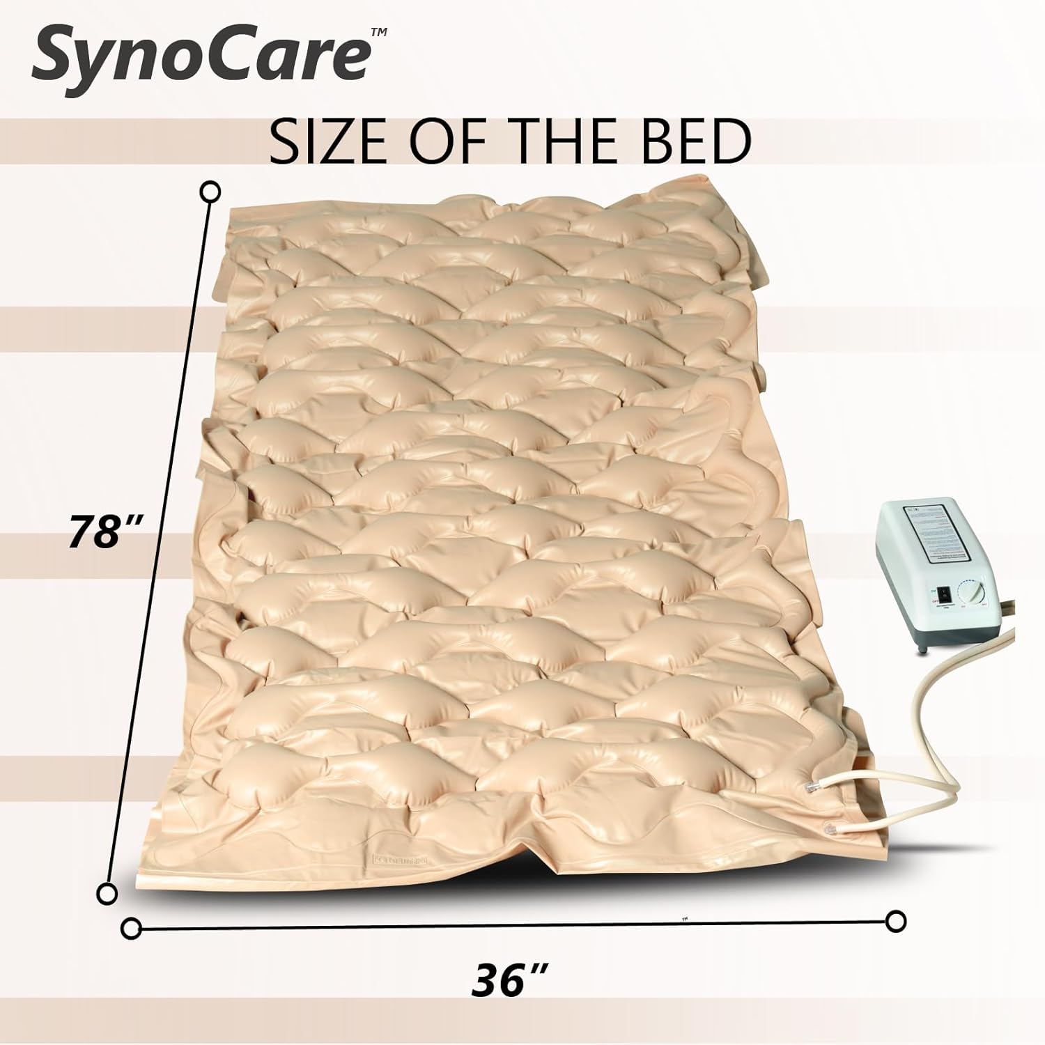 Anti Decubitus Bubble Air Mattress For Patients With Pump