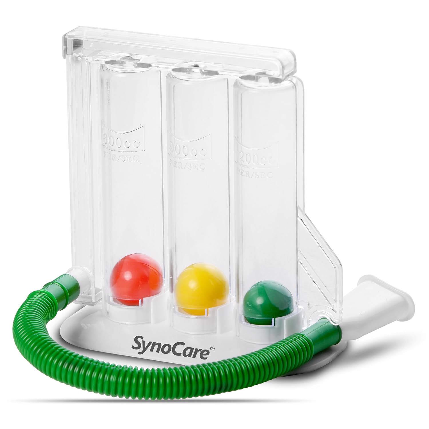 3 Ball Spirometer, Lung Exerciser, Respiratory Exerciser, Breathing Exercise