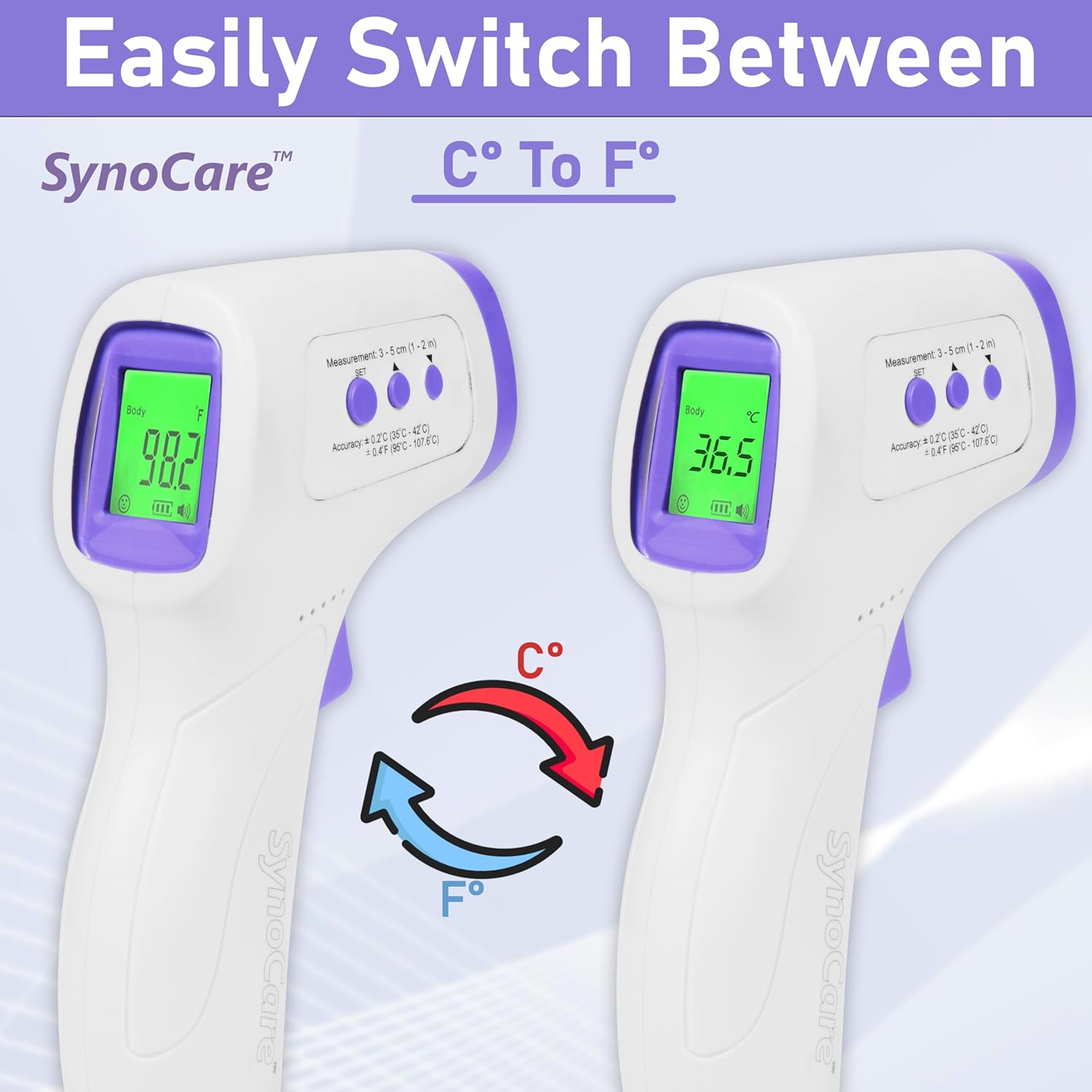 Digital Infrared Thermometer for Fever – Non-Contact Temperature Gun